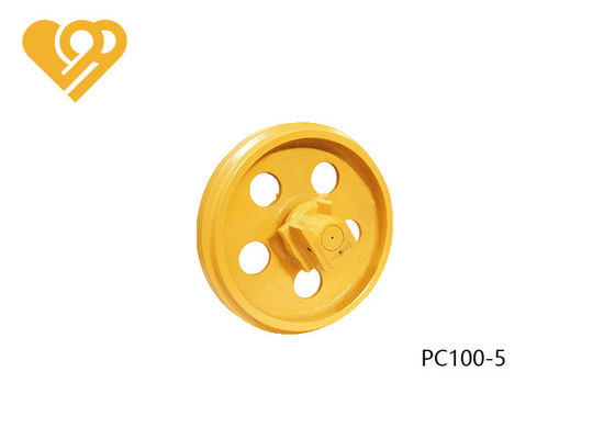 Casting ZG50Mn Steel Front Idler Assembly For Bulldozer