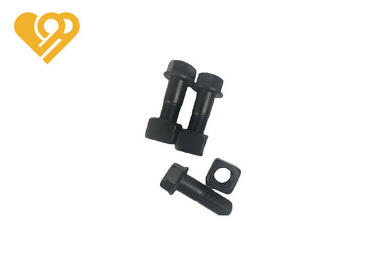 High Strength Track Bolts And Nuts for Excavator Undercarriage Parts