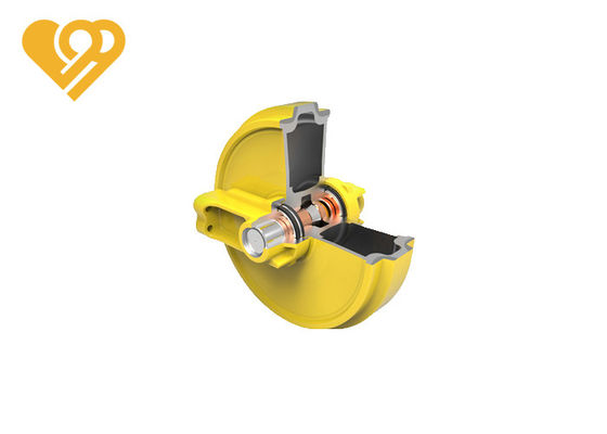 Professional Front Idler Assembly High Bearing Area D3C Bulldozer Components