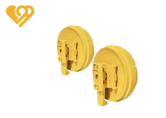 Casting ZG50Mn Steel Front Idler Assembly For Bulldozer