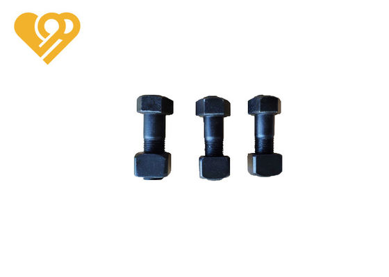 High Strength Track Bolts And Nuts M12 M14 M16 M18 M20 For Excavator