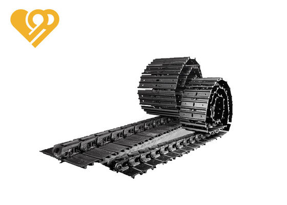 320 8E5509 Double Lugs 25MnB Steel Track Pads For Crawler Machine
