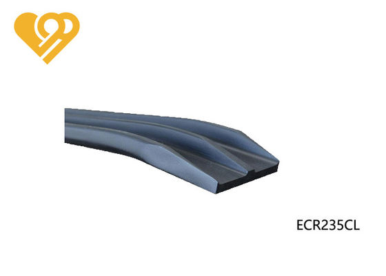 Black Bended Triple Grouser Track Shoes Bulldozer And Excavator Assembly