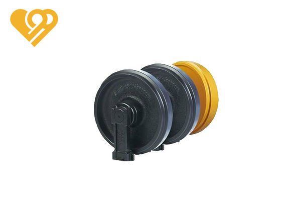 E120B  Front Idler Assembly Mini Excavator Attachments Anti Rust