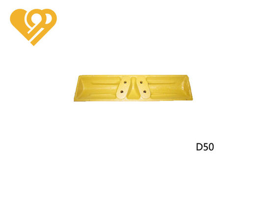 D50 Bulldozer Swamp Shoe Yellow Track Shoe Assembly For Earthmoving Spare Parts