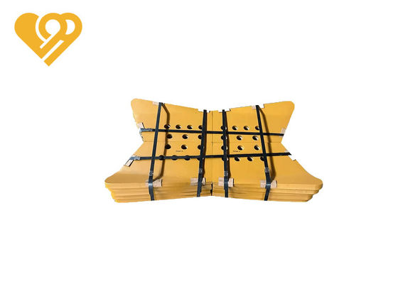 Cutting Edge D6D/R Bulldozer Blade Yellow Color Dozer Spare Parts Side Cut End Bits