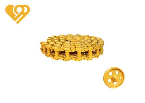 ZG50Mn Bulldozer Undercarriage Parts Front Idler Assembly Heat Treatment