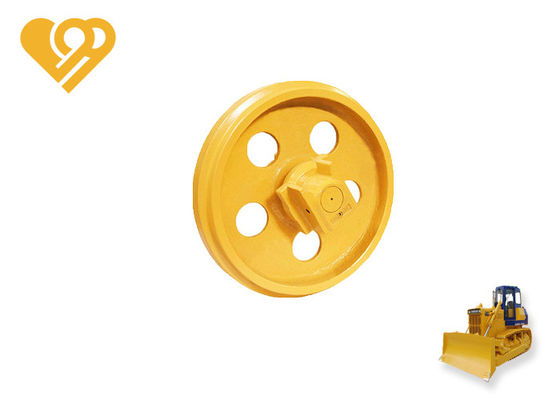 ZG50Mn Steel Bulldozer Front Idler Assembly Undercarriage Parts Heat Treatment HRC 48-56