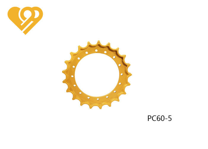 PC60-5 Yellow Drive Wheel OEM Excavator Undercarriage Assembly  Parts