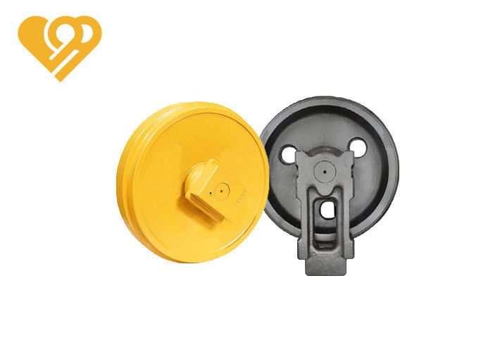 Casting ZG50Mn Steel Front Idler Assembly For Bulldozer