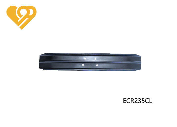 Black Bended Triple Grouser Track Shoes Bulldozer And Excavator Assembly