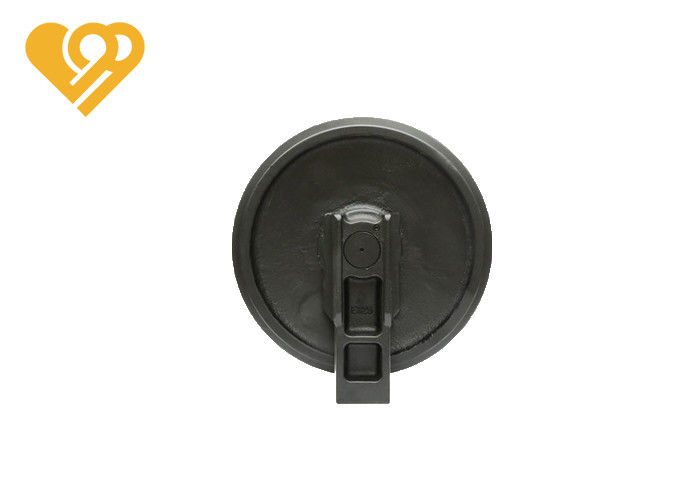 ZG50Mn Steel Bulldozer Undercarriage Front Idler Assembly Casting Black Color