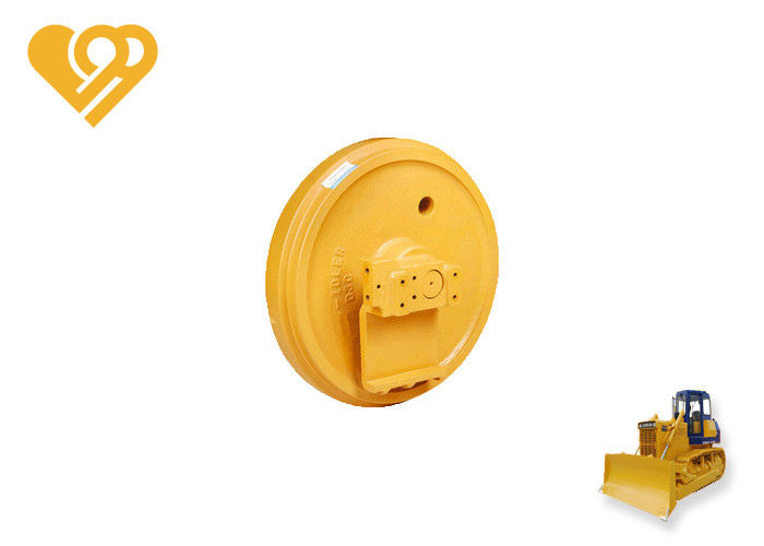 ZG50Mn Steel Bulldozer Front Idler Assembly Undercarriage Parts Heat Treatment HRC 48-56