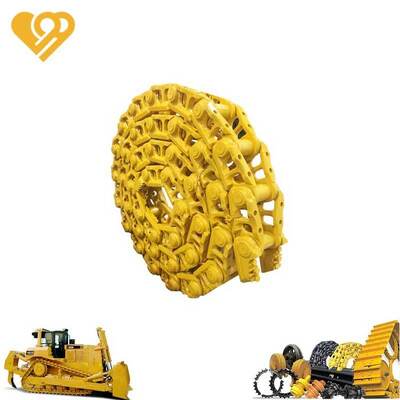 Kalite Komatsu D155 Buldozer Alt Takım Parçaları için Ağır Hizmet Tipi Palet Bağlantı Grubu 175-32-00403 Palet Zinciri fabrika