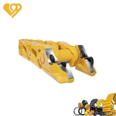 Kalite 35MnBH HRC 40-55 Sertliği ve Komatsu Kazı makinesi alt tren için 190.0 mm Link Pitch ile Çelik Pıhtı Zinciri Bağlantısı fabrika